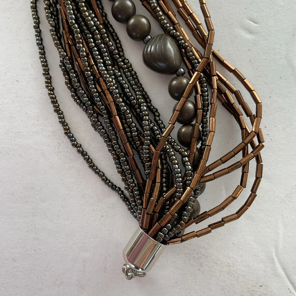 Beaded Multi Strand necklace